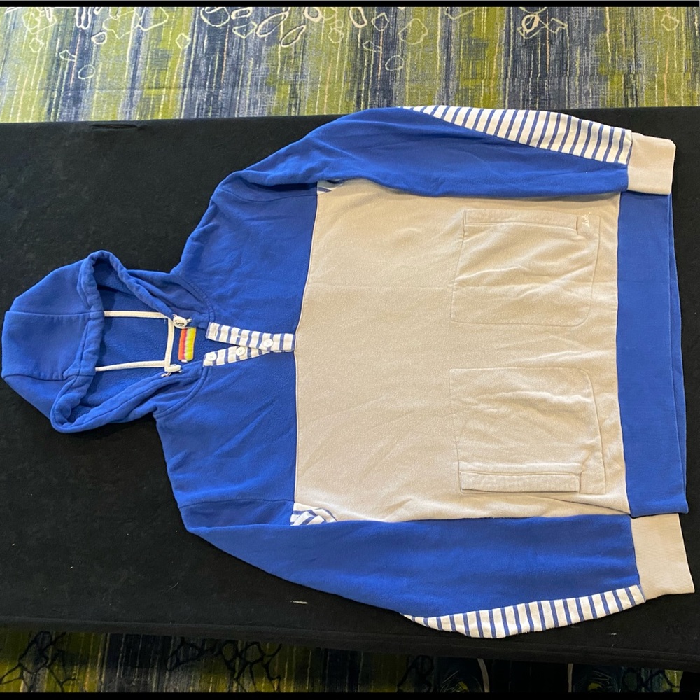 Sludr Hoodie L Blue/Gray